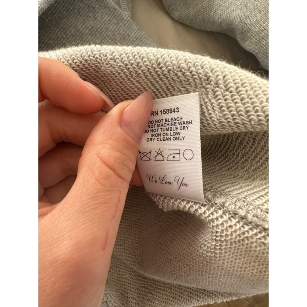 BRAND NEW Cherry LA Midweight Quarter Zip Polo Pullover (Heather Grey) - Picture 8 of 8